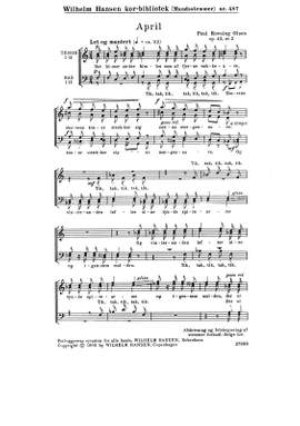 Poul Rovsing Olsen: April Op. 43/2