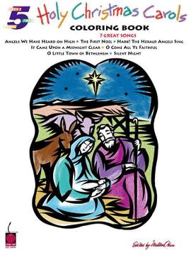 Holy Christmas Carols Coloring Book