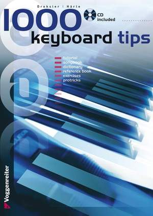 Jacky Dreksler/Quirin Härle: 1000 Keyboard Tips (Book/CD)