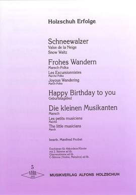 Manfred Probst: Holzschuh Erfolge, Band 5