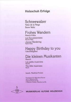 Manfred Probst: Holzschuh Erfolge, Band 5