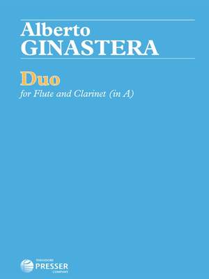 Ginastera, A: Duo for Flute and Clarinet