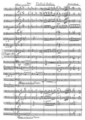 Buck, Dudley: Festival Overture on the American National Air "The Star-Spangled Banner" for orchestra & Concert Variations on the "Star-Spangled Banner" for organ