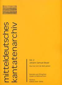 Beyer, J S: Also hat Gott die Welt geliebt