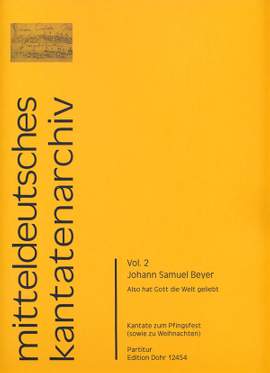 Beyer, J S: Also hat Gott die Welt geliebt
