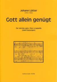 Luetter, F J: Gott allein genügt