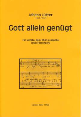 Luetter, F J: Gott allein genügt