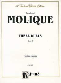 Bernhard Molique: Three Duets, Op. 3
