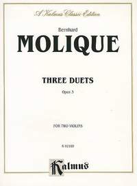 Bernhard Molique: Three Duets, Op. 3