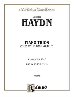 Franz Joseph Haydn: Trios for Violin, Cello and Piano, Volume III (Nos. 13-17)