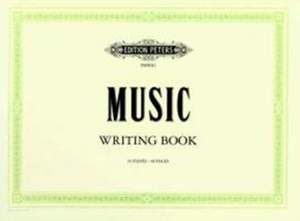 Music Writing Book (Landscape 10 stave)