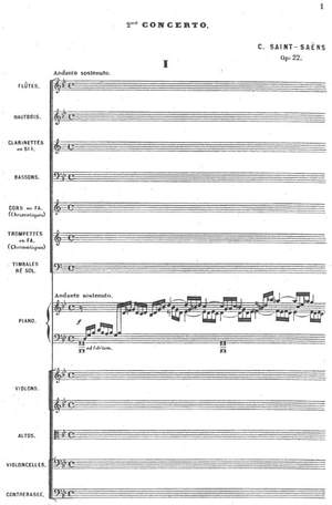 Saint-Sa&#x00EB;ns,&#x20;Camille&#x3A;&#x20;Piano&#x20;Concerto&#x20;No.&#x20;2&#x20;in&#x20;G&#x20;minor,&#x20;op.&#x20;22