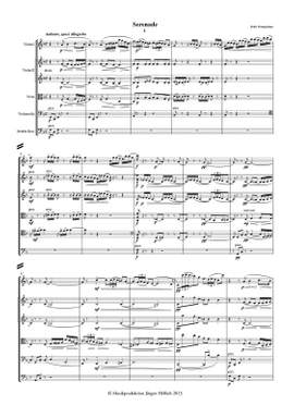 Weingartner, Felix: Serenade for string orchestra F Major op.6