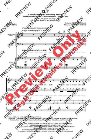 Matthew Sklar: Elf: A Medley from the Broadway Musical