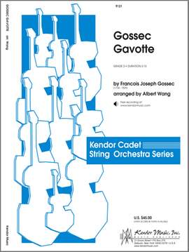 Gossec, F: Gossec Gavotte G major G major