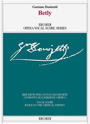 Gaetano Donizetti: Betly