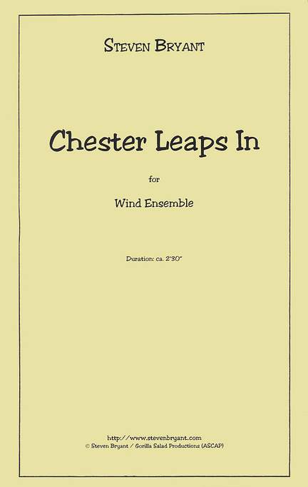 Chester Leaps In - Score Only