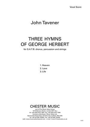 John Tavener: Three Hymns Of George Herbert