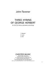 John Tavener: Three Hymns Of George Herbert Product Image