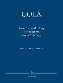 Gola, Zdenek: Violin Technique, Volume 2