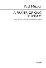 Paul Mealor: A Prayer Of King Henry VI Product Image