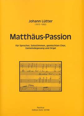 Luetter, J: Matthew Passion