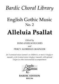 Alleluia let us sing