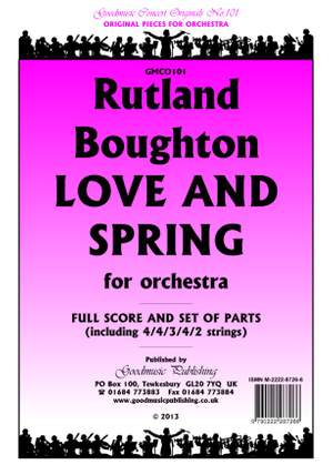 Boughton, Rutland: Love and Spring Op.23