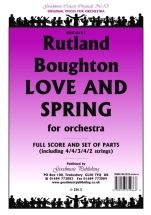 Boughton, Rutland: Love and Spring Op.23 Score (A4)