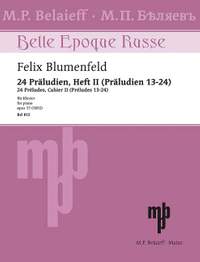 Blumenfeld, F: 24 Preludes op. 17 Issue 2