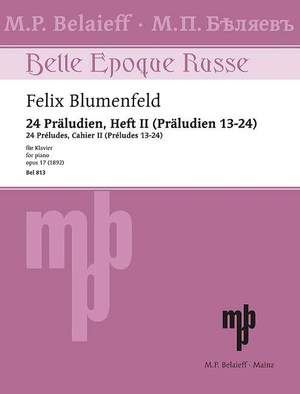 Blumenfeld, F: 24 Präludien op. 17 Issue 2