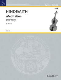 Hindemith, P: Meditation