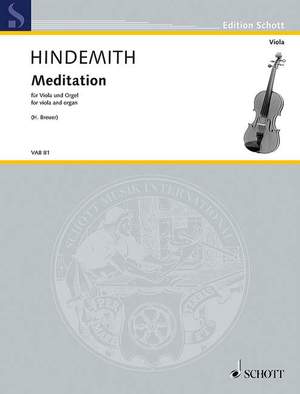 Hindemith, P: Meditation