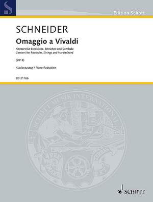 Schneider, E: Omaggio a Vivaldi