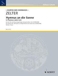 Zelter, C F: Hymnus an die Sonne