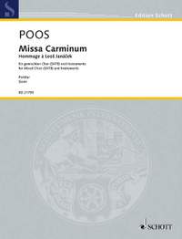 Poos, H: Missa Carminum