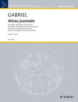 Gabriel, T: Missa juvenalis
