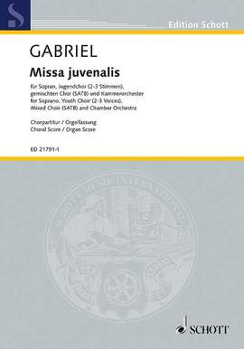 Gabriel, T: Missa juvenalis