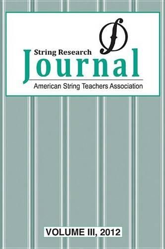 String Research Journal -- Volume III, 2012