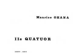 Ohana: Quatuor à cordes No.2