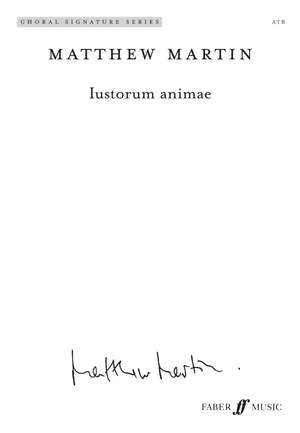 Matthew Martin: Iustorum animae