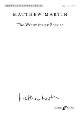 Matthew Martin: The Westminster Service (Upper Voices)