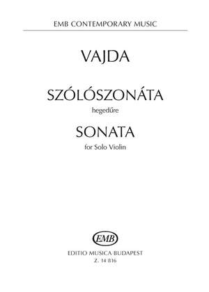 János Vajda: Sonata for solo violin