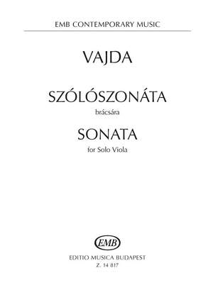 János Vajda: Sonata for solo viola