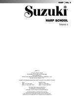 Suzuki Harp School Harp Part & CD, Volume 4 Product Image