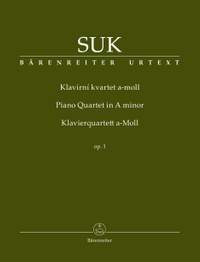 Suk, Josef: Piano Quartet A minor op. 1