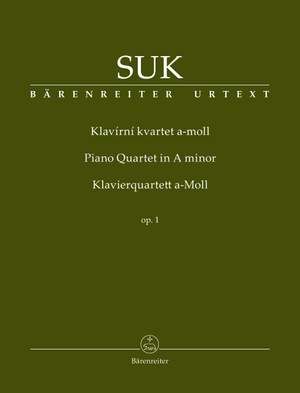 Suk, Josef: Piano Quartet A minor op. 1