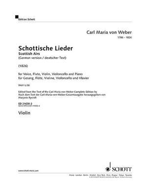 Weber, C M v: Schottische Lieder WeV U.16