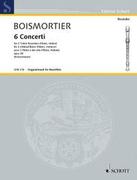Boismortier, J B d: 6 Concerti op. 38