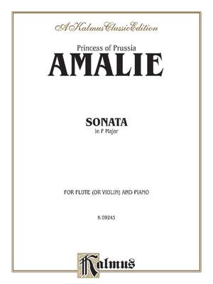 Princess Amalie of Prussia: Sonata for Flute in F major